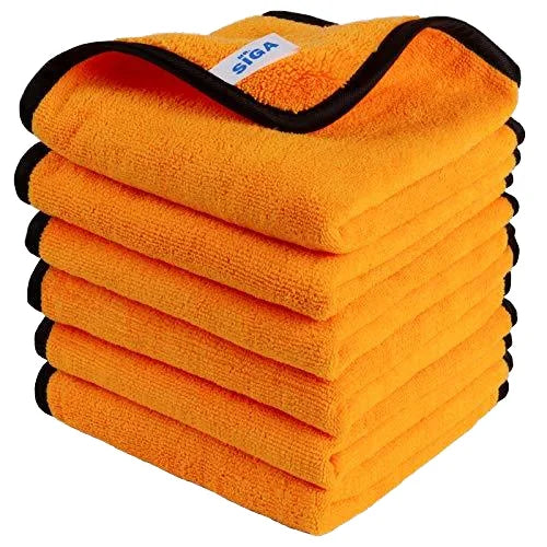 300GSM 16X16 Inch Edgeless Microfiber Cleaning Cloth High-Low Pile and Microfibre Long-Short Hair Towel