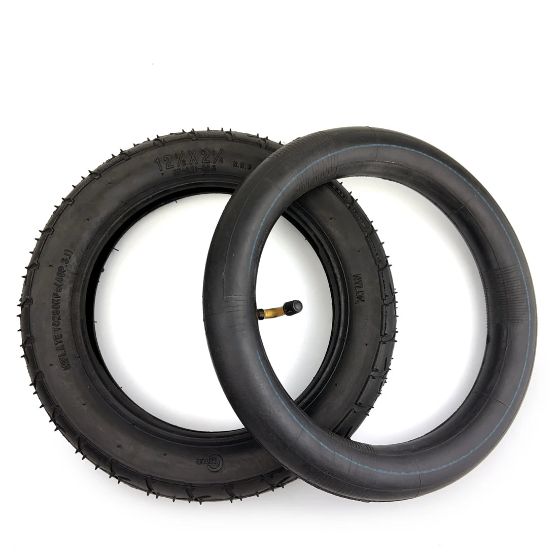 12 Inch Tire for Bicycle Wheel 12 1/2 X 2 1/4 Tyre and Tube for Small Electric Bike Wheel Diameter 30cm