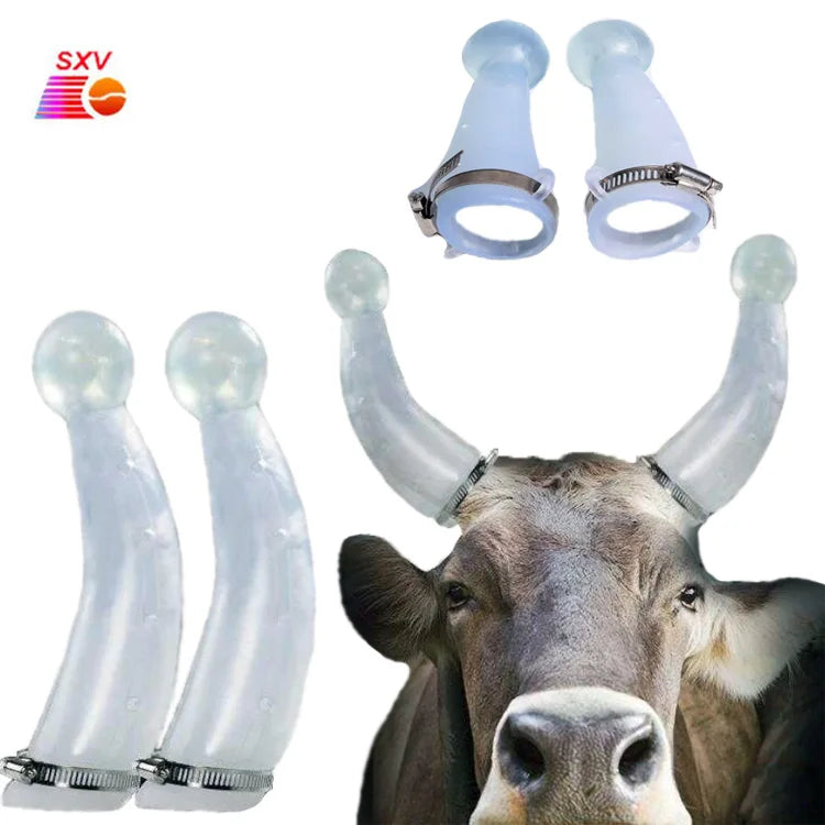 Cow Farm Equipment Cattle Anti-collision Tool Anti Fighting Thicken Silicone Calf Horn Protective Cover