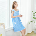 Bathing Skirt Female Coral Velvet Wrapped Chest Adult Bathrobe Soft Water Absorbing Large Bath Towel Dress