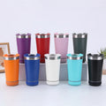 Custom Logo Thomas Bluetooth Speaker 16oz Double Wall Insulated Travel Mug 304 Stainless Steel Vacuum Flask for Adults Back