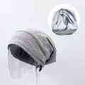 Custom Womens Adjustable Silk Inner Chemo Hijab Undercap Satin Lined Chemo Hat Slouchy Frizzy Hair Night Bonnet Sleep Under Cap