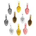 100pcs/bag Fashion Drop-shaped Shovel Charms Antique Metal Pendant Fit DIY Bracelet Necklace Earring Jewelry 21*8mm J331
