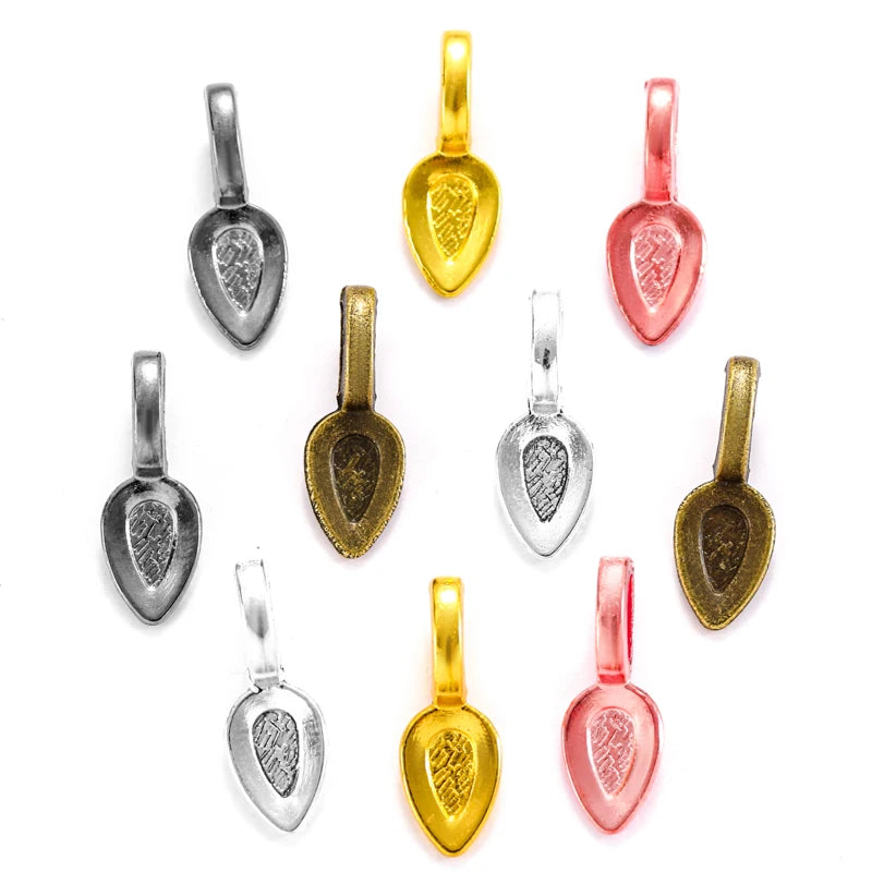 100pcs/bag Fashion Drop-shaped Shovel Charms Antique Metal Pendant Fit DIY Bracelet Necklace Earring Jewelry 21*8mm J331