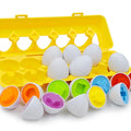 Toddler Egg Matching Puzzles Montessori Early Learning Preschool Educational Toys for Boys and Girls