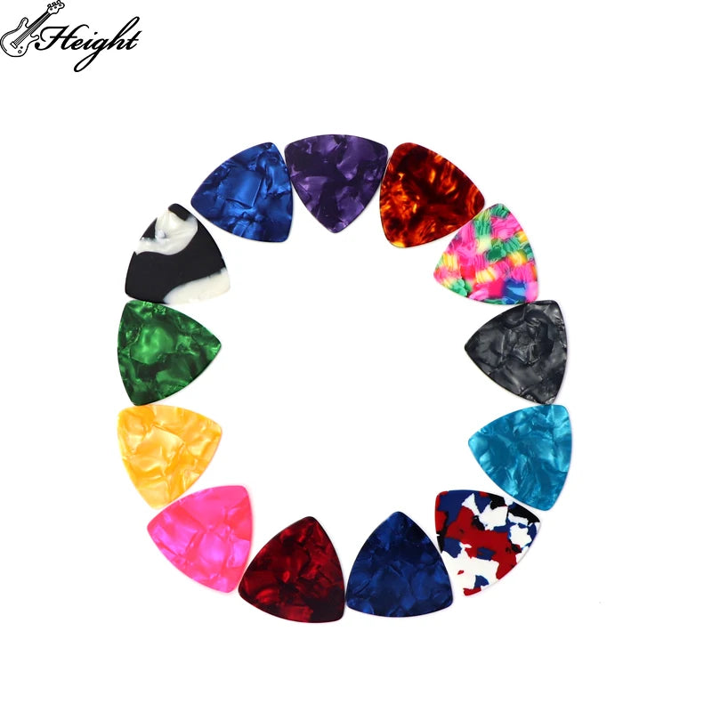 Custom logo Printing Colorful Celluloid Guitar Plectrum Mediator Guitar Picks for Acoustic Electric