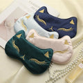 Creative Double-Sided Silk Travel Shade Cartoon Fox Sleep Eye Mask Sleeping Eye Mask Wholesale