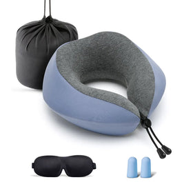 OEM Custom Car Airplane Office U Shape Neck Rest Memory Foam Travel Pillow