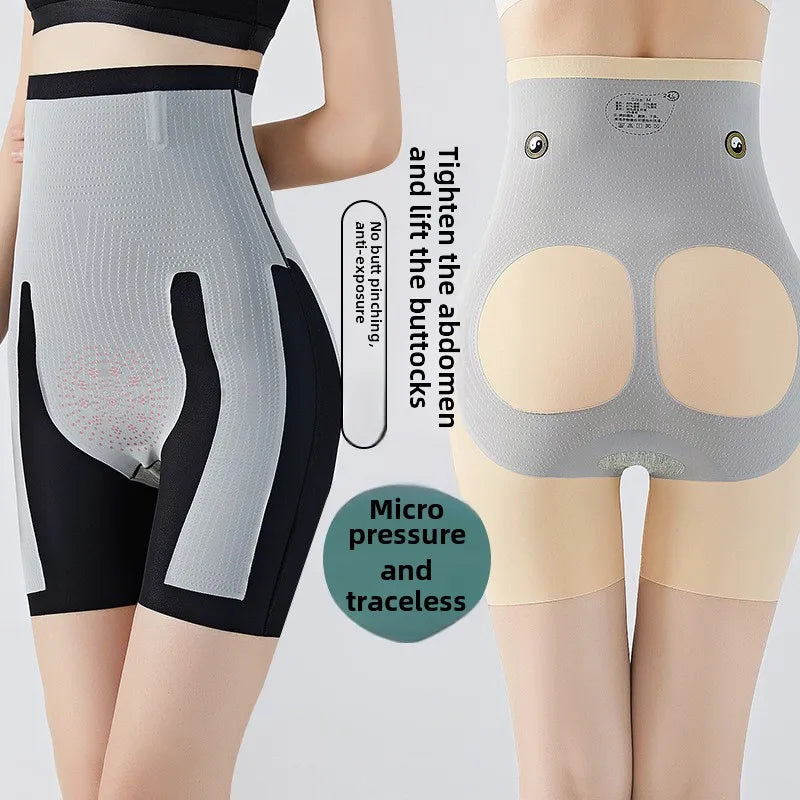 8D Magic Suspension High Waist Everyday Shapewear Postpartum Recovery Seamless Anti-Bacterial Silk Base Control Control Panties
