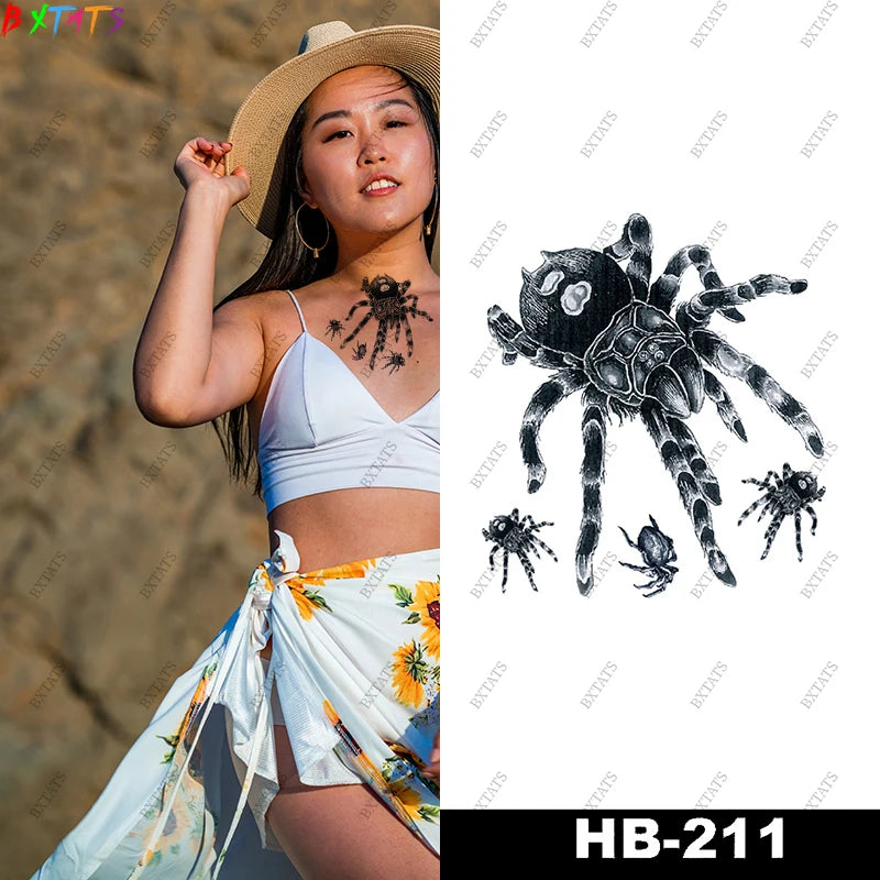 Bxtats Custom & Wholesale Different Fake Tattoo New Designs Premium Cool Tribal Water Transfer Temporary Tattoo for Men