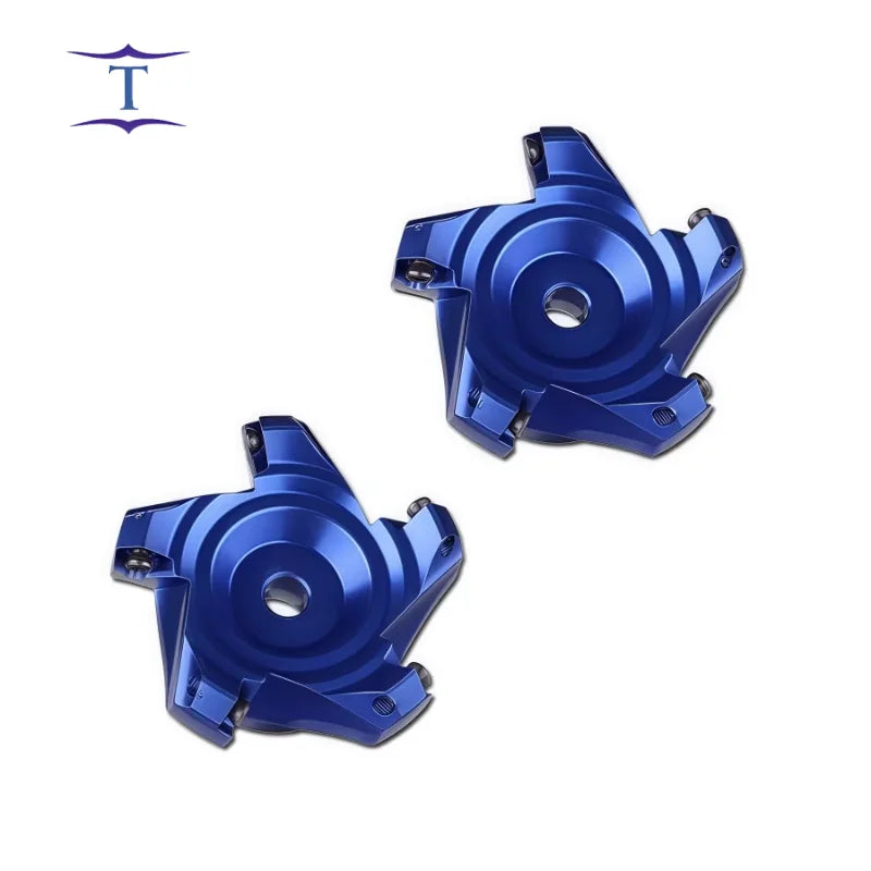 KM12 Customizable OEM Aluminum Square Shoulder Indexable Face Mill Cutter with SEKT1204 FMB Keyway 45HRC TiCN Coated