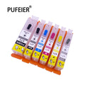 6 Color PGI-270 CLI-271 Empty Refillable Ink Cartridge With Chip for Canon MG7720 TS8020 TS9020 TS6020 PGI270 CLI271 Inkjet CISS