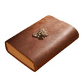 Crazy Horse Handmade Stitching Personalised Genuine Leather Creative Organizer/Planner Customized A5 Leather Notebook Cover Lock
