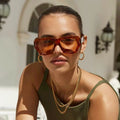 2840 Ins Hot Y2k Small Rectangular Frames Sunglasses Men Women New Arrivals Luxury Designer Sun Glasses Rivet 2022