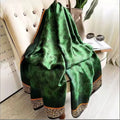 Brand Designer Winter Hijab Silk Scarf 2026 Fashion Female Large Women Poncho Shawl Bandana Foulard Scarves Pashmina Femme