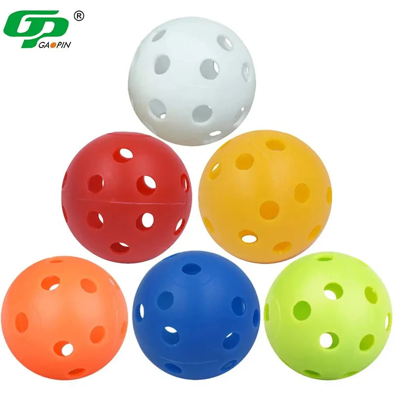 Hot Sales 26 Holes Portable Plastic Toy Balls Golf Ball Cheap Price Golf Training Aids Golf Plastic Airflow Balls