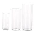Heat Resistant Tall Glass Hurricane Candle Holders Chimney Tube Cylinder Glass Candle Vase