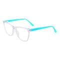 TEST 2024 New Fashion Cat Eye Eyeglasses Frames Double Rim Eyewear Womens Thin Metal Spectacle Frames