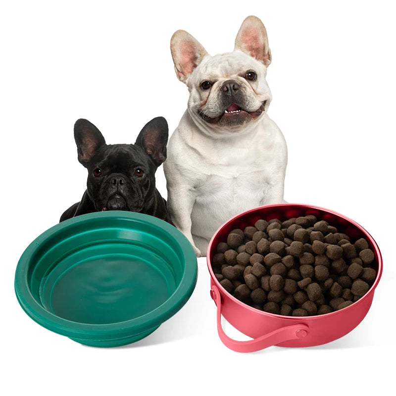Loving Pets Bowls Dog Food Water Bowl No Tip Stainless Steel Pet Bowl No Skid Spill Proof for Cats Dry and Wet Foods