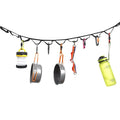 Hot Selling Outdoor 19 Ring Camping Tent Storage Nylon Clothes Hanging and Binding Rope Versatile Storage Solution