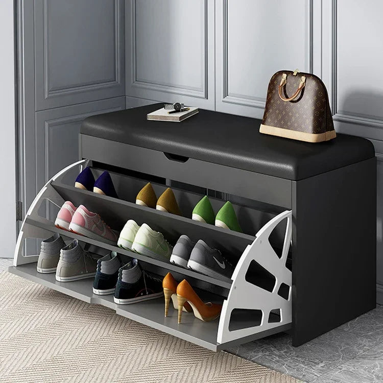 Nordic Wood Shoe Cabinet Shoe Racks Cabinet Storage Organizer