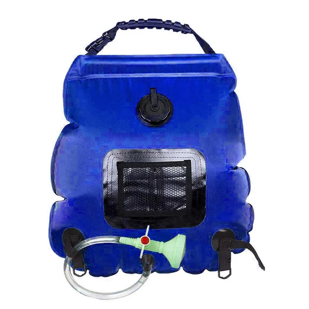 Portable Outdoor Shower Bag Camping Shower Bath Water Bag 20L Capacity Sunshine Heat Camping Bathing Bag