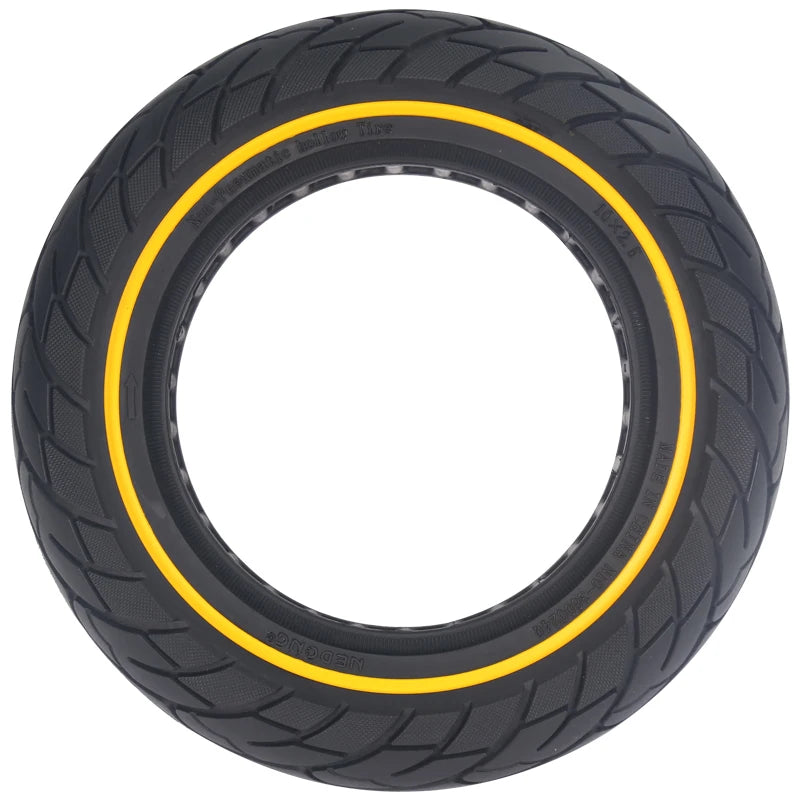 Nedong Airless 10x2.5 Honeycomb Solid LC Rubber Vulcanized Scooter Tires 10 Inch Ninebot Max G30/G30P/G30E Kick Scooters