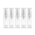 Empty Sample Size Vacuum Bottle 5ML AS Plastic Cream Liquid Lotion Serum Skin Care Pump Spray Cosmetic Airless Bottle