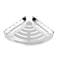 304 Stainless Steel Modern Hotel Use Bathroom Kitchen Toilet Corner Wall Mount Storage Rack Shelf