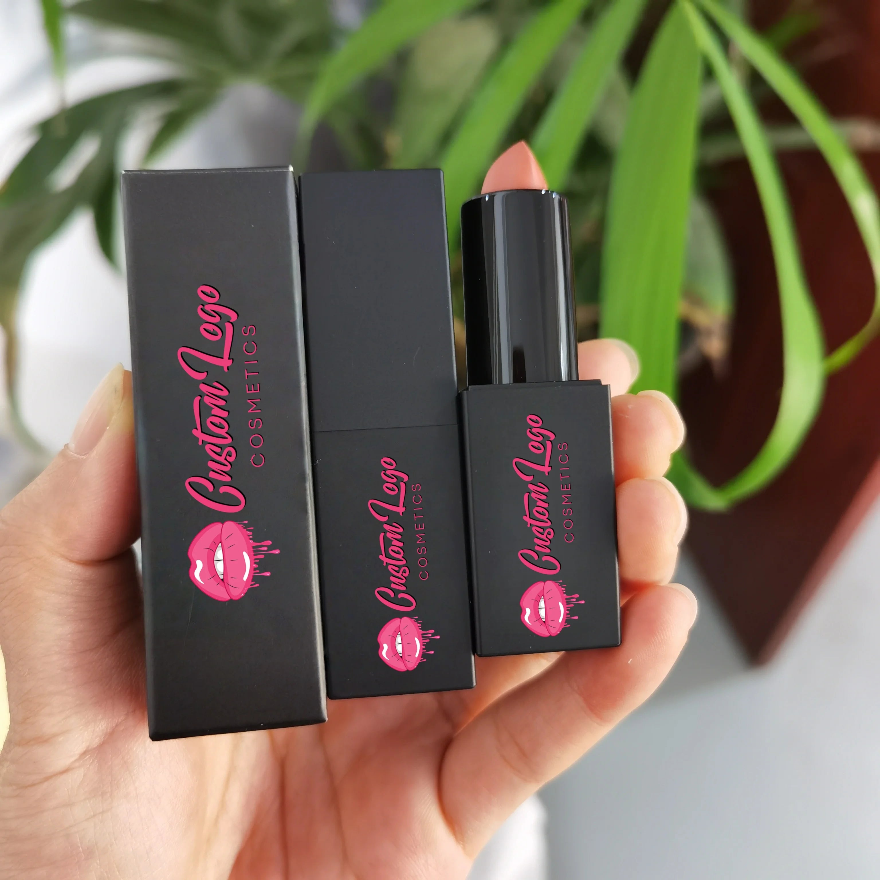 New Black Tube Matte Lipstick Wholesale 24 Colors Waterproof Lipstick Long Lasting Vegan Lipstick Private Label