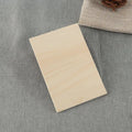Wholesale Engraved Wood Blank Postcard 150x100mm Unfinished Wooden Card for Crafts