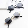2021 Economic Vintage Small Cute square Kids' Sunglasses Anti Ultra-violet Catwalk for Decoration Metal Sun Glasses