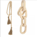 Europe Wooden Decoration Ring Circle Chain Crafts