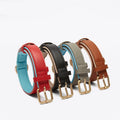 Super Soft Wholesale Plain Premium Solid Dog Leather Collar for Dog