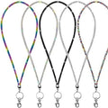 80cm Custom Glitter Rhinestone Lanyard Keychain Bling ID Card Holder Crystal Anti-lost Rope Diamond Phone Neck Lanyard Keychain