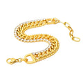 Fashion Trendy Stainless Steel Multi 3 Layers Chain Layered Bracelet Women Bohemian Bracelets Jewelry