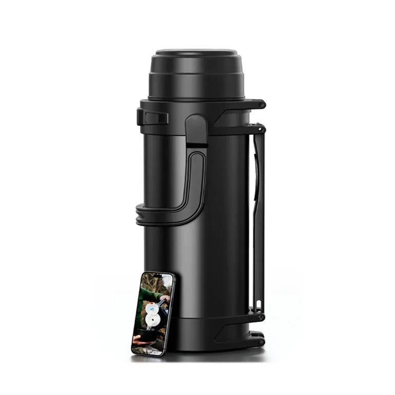 LED Temperature Display Smart 8L Extra Large Insulated Stainless Steel Water Bottle 24hrs Hot/Cold 6-Layer Thermal Vacuum Flask