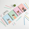 Wholesale Hot Sale Cartoon Animal Small Cute Recycled Paper Memo Notepad Cat A5 Notebook 2634