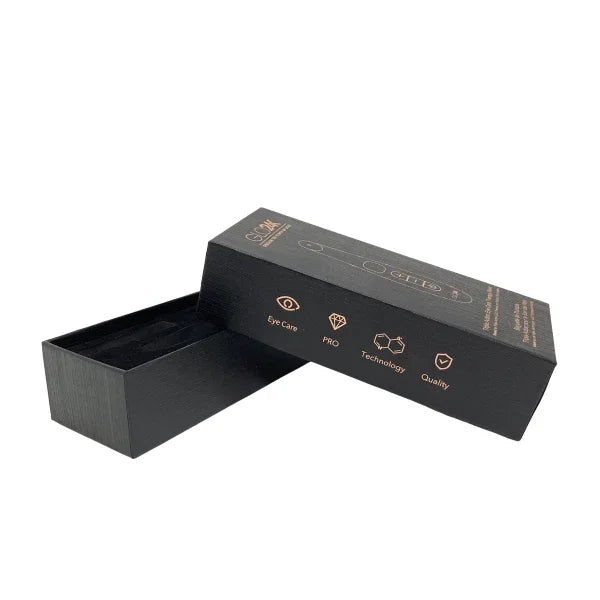Custom Rigid Gift Boxes Flocking Foam Insert Lid Bio-Degradable Matt Lamination for Home Beauty Consumer Electronics Packaging