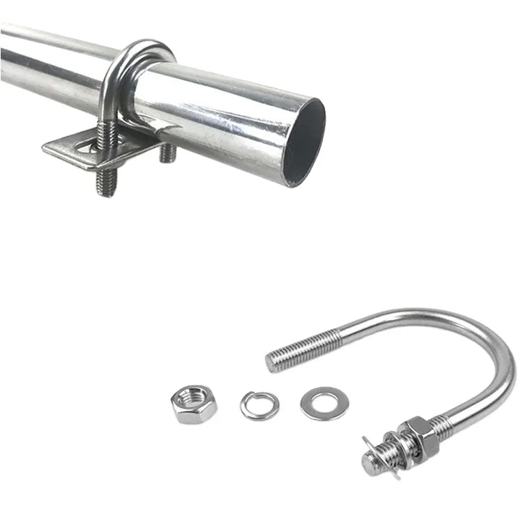 304/316 Stainless Steel U Bolt Pipe Clamps Wholesale OEM Custom U Clamp Bolts Industrial Grade Rust Resistant Fasteners