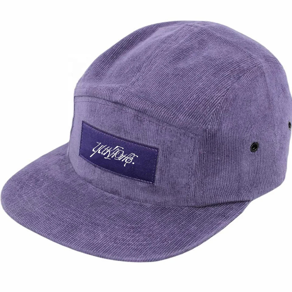 Wholesale Hip Hop Customizable Closure Custom logo 5 Panel Sport Baseball Cap Gorras Unstructured Dad Hat Camp Camping Cap Hats