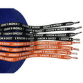 Custom Printed Color Fashionable Bulk Polyester Flat Shoelaces Flat Print Shoe Laces String With Metal Buckle Ending