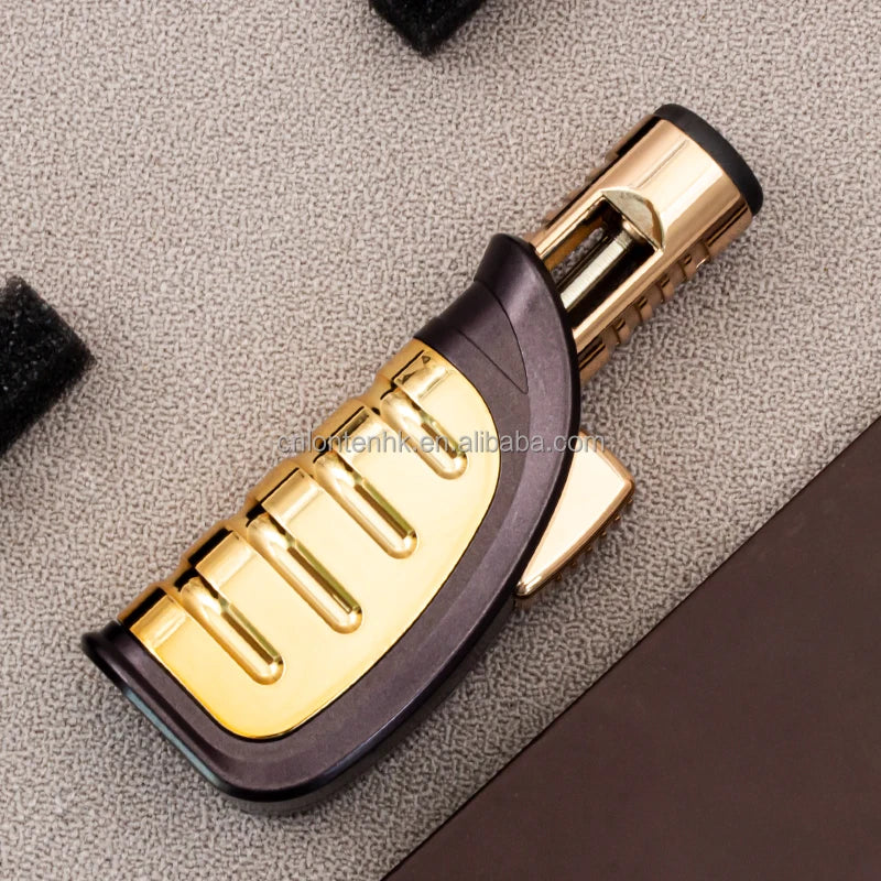 Gathering Flame Pack Jet Flame Torch Can Be Refilled with Butane Gas Cigarette Lighter