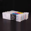 Ocbestjet 5-Color Compatible Refill Ink Cartridges for Epson 9700/7710/9710/7700 700ML Per PC Model T6361-T6364 T6368 Empty