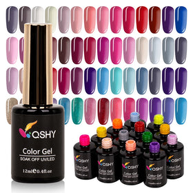 QSHY Orange Nail Polish 252 Colors OEM Free UV Curable Resin UV Gel Polish Odorless Soak Vegan LED Custom Logo 12ml 3-4 CE