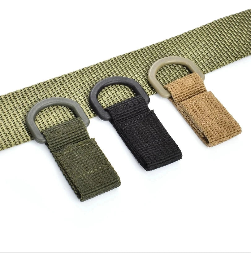 EDC Outdoor Products Thick I-shaped Webbing Hanging Buckle Carabiner Car Keychain Hook Tactical Belt Quick Hanging