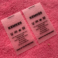 High Flexible Washing Care Transparent TPU Labelstraight Cut clear TPU Printing Label