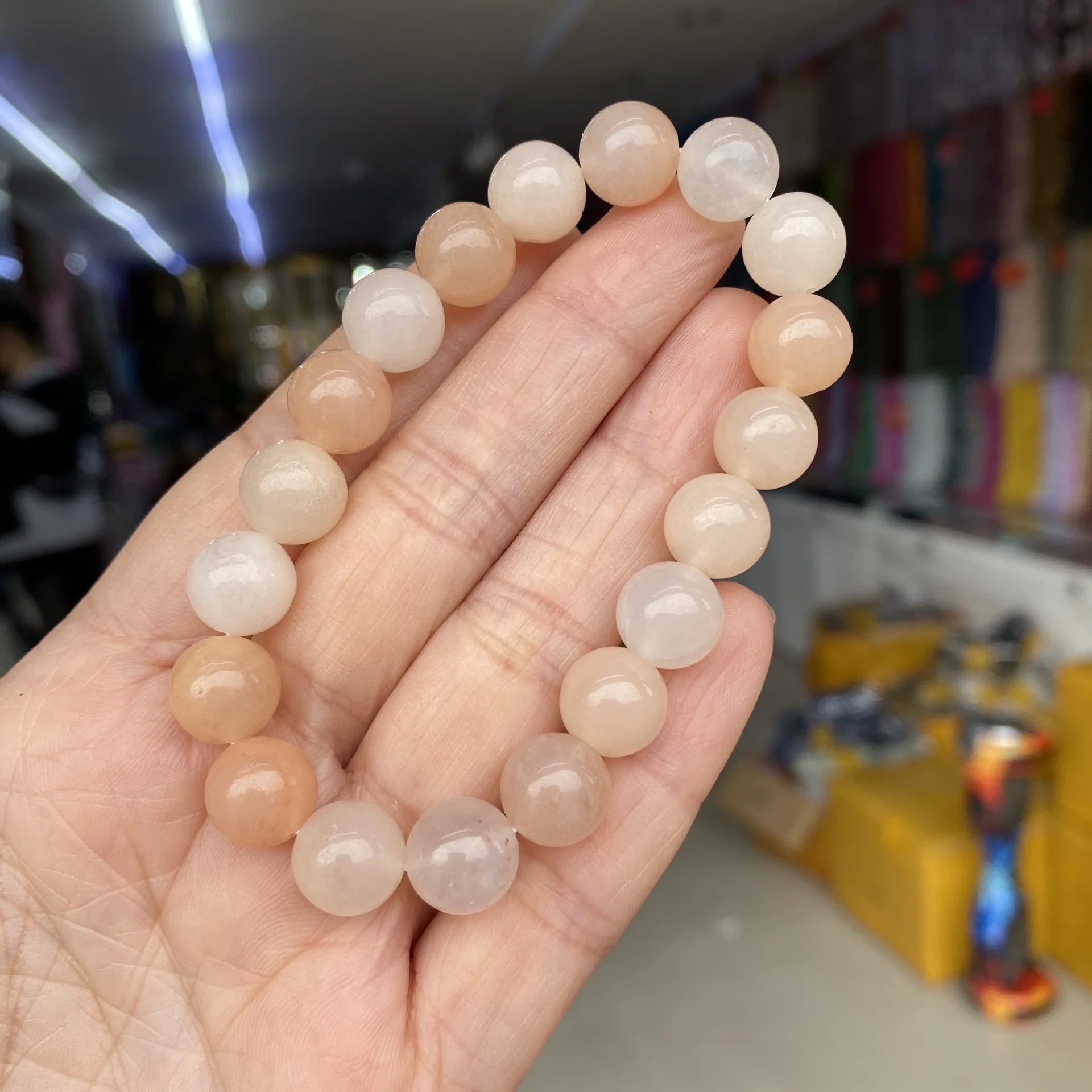 6/8/10/12mm 100% Natural Beads Bracelet 7A Pink Aventurine Bracelet Bangle Beaded Fine Jewelry DIY Men and Women Accessories