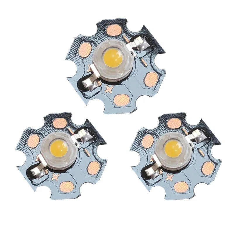 High Quality Epileds Bridgelux Epistar Chips Full Color 5050 SMD 1W 3W 5W RGB RGBW UV High Power LED Chip with 20mm PCB