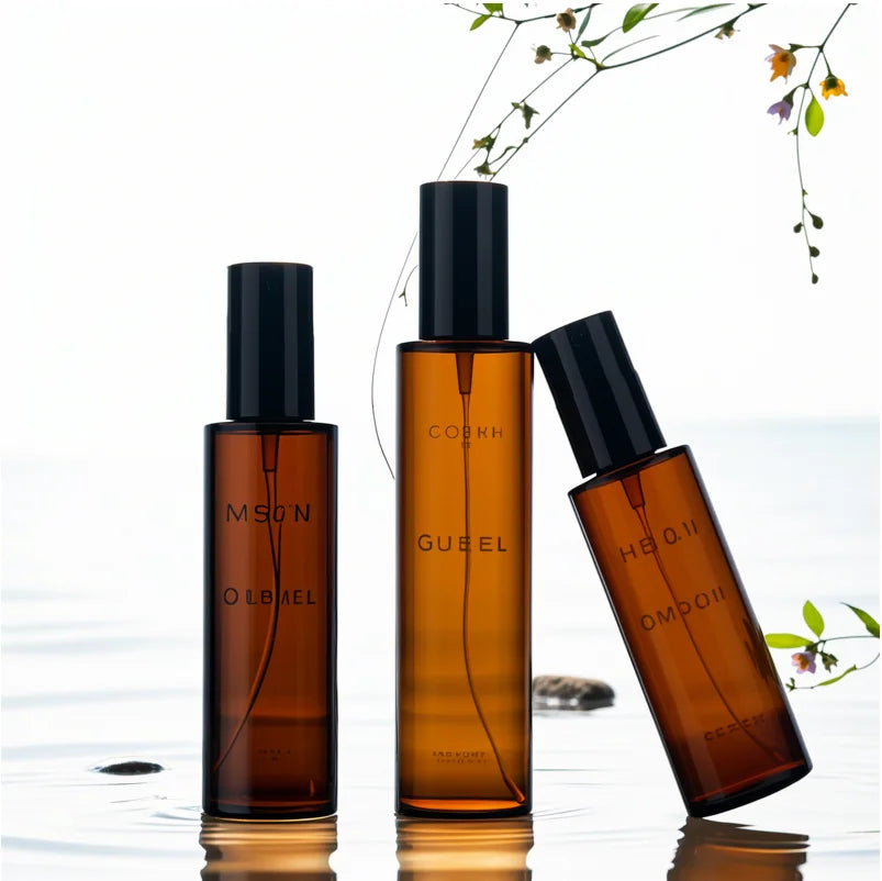 Luxury Matte Pump Bottle and Jar Cosmetic Set 100ml 120ml Moisturizer Makeup Spray Remover Essential Oil